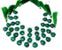 Dyed Emerald Faceted Heart Drop, 14-15 mm, Rich Color, Emerald Gemstone Beads, (DEM-HRT-14-15)(203)